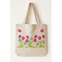 Garden and butterflies Embroidery Design