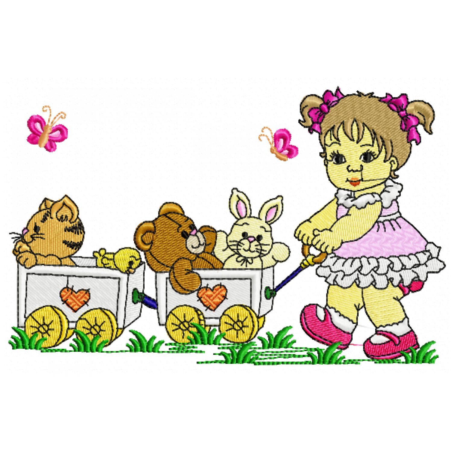 Girl Embroidery Design