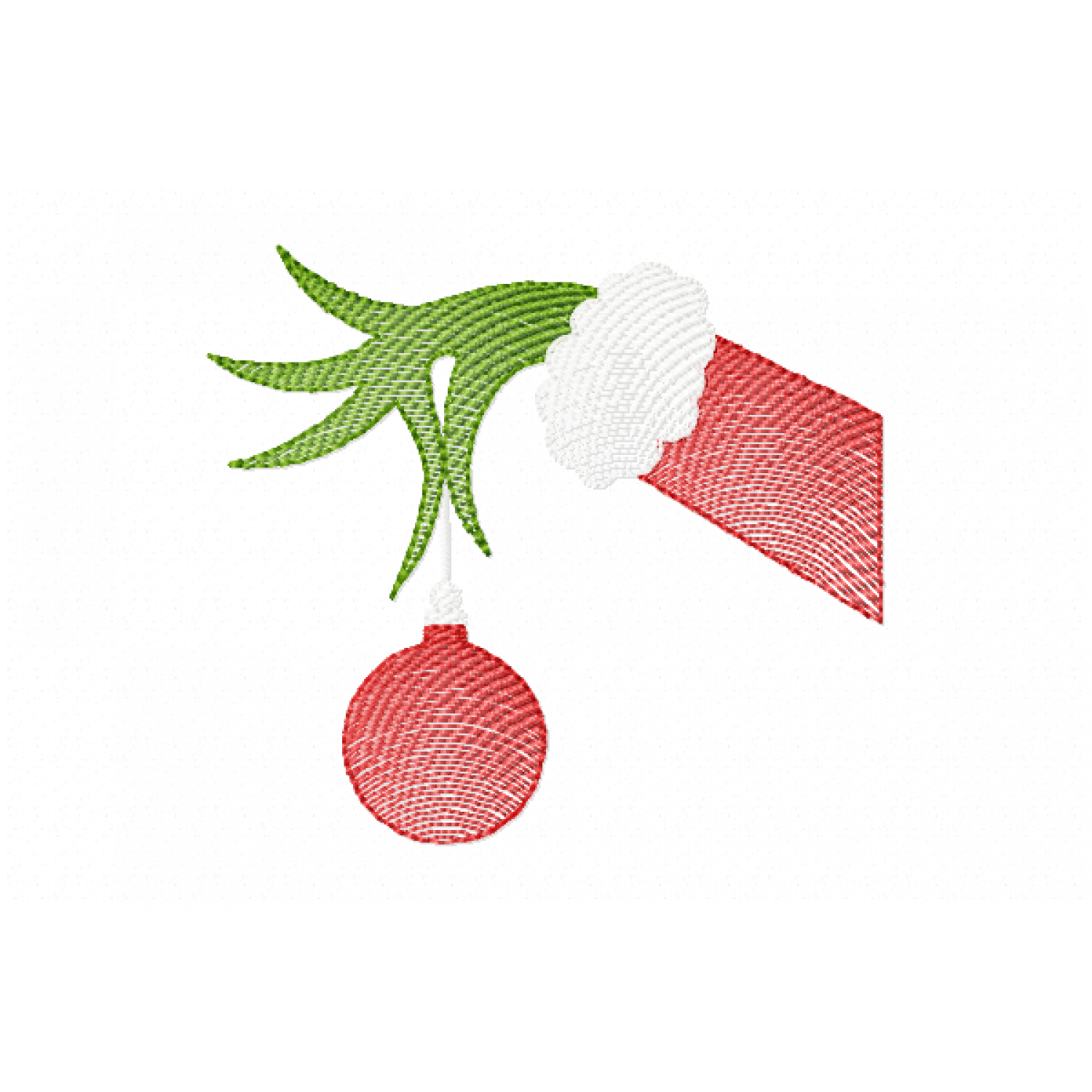 Grumpy Green Hand Embroidery Design