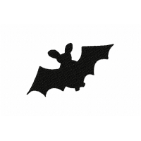 Halloween bat Embroidery Design