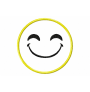 Happy Smiley Face In The Hoop Embroidery Design 4x4