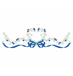 Heart Flower Embroidery Design Free Multi-Format Machine Embroidery File