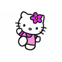 Hello Kity Embroidery Design