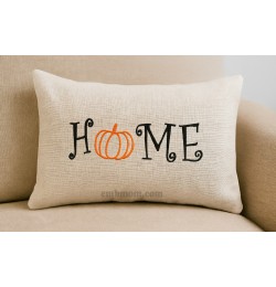 Home Pumpkin Embroidery Design Home Pumpkin Embroidery Design