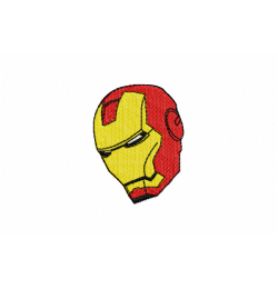 Ironman face Embroidery Design