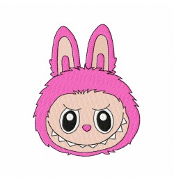 Monster Face Embroidery Design