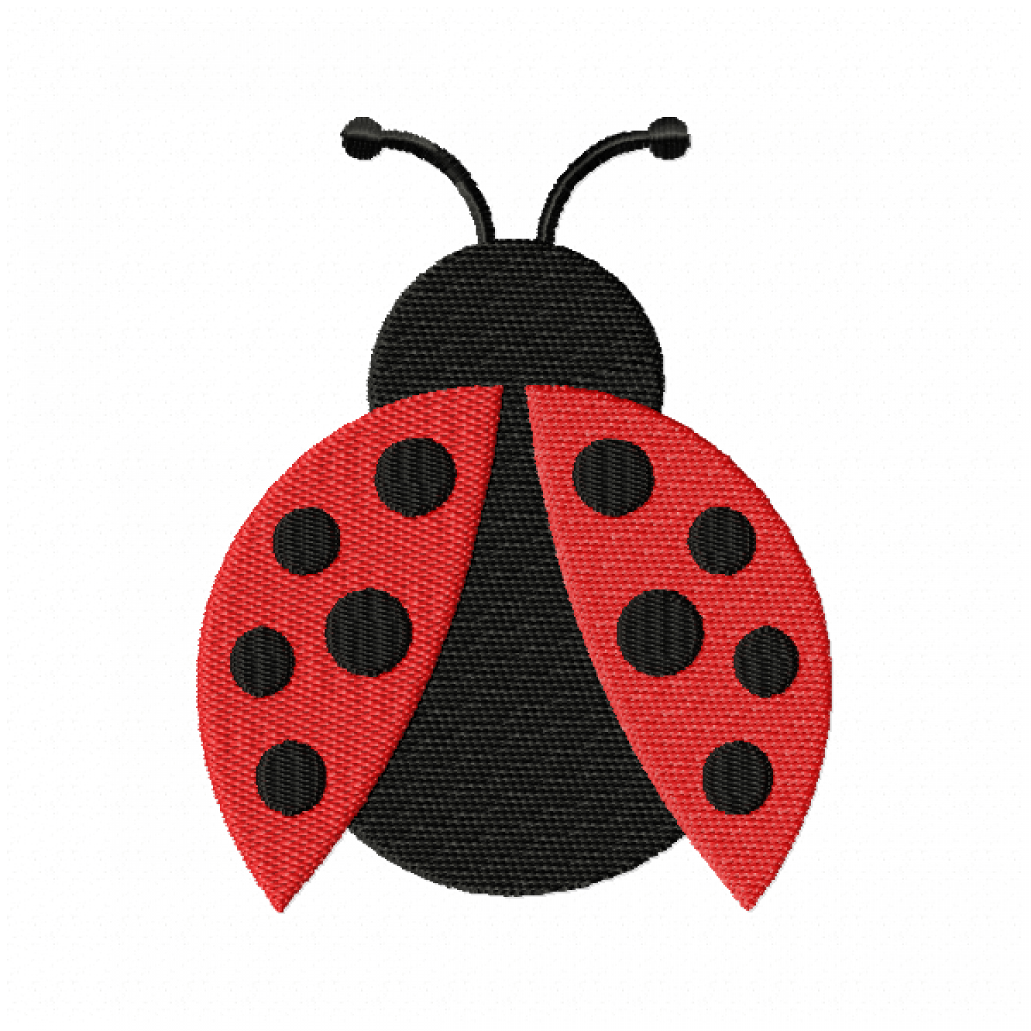 Ladybug Embroidery Design
