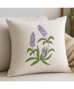 Lavender Flower Embroidery Design