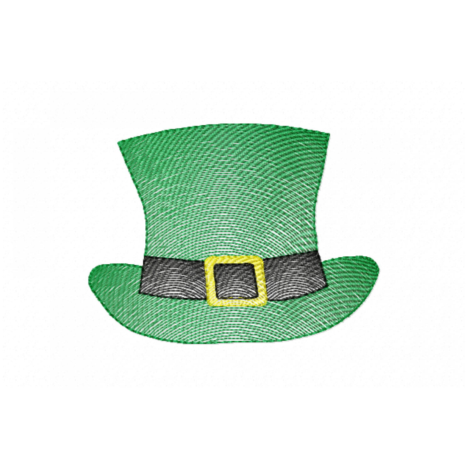 Lucky Leprechaun Hat Embroidery Design 4x4