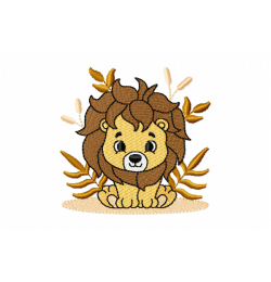 Lion Embroidery Design