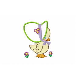 Little duck Embroidery Design