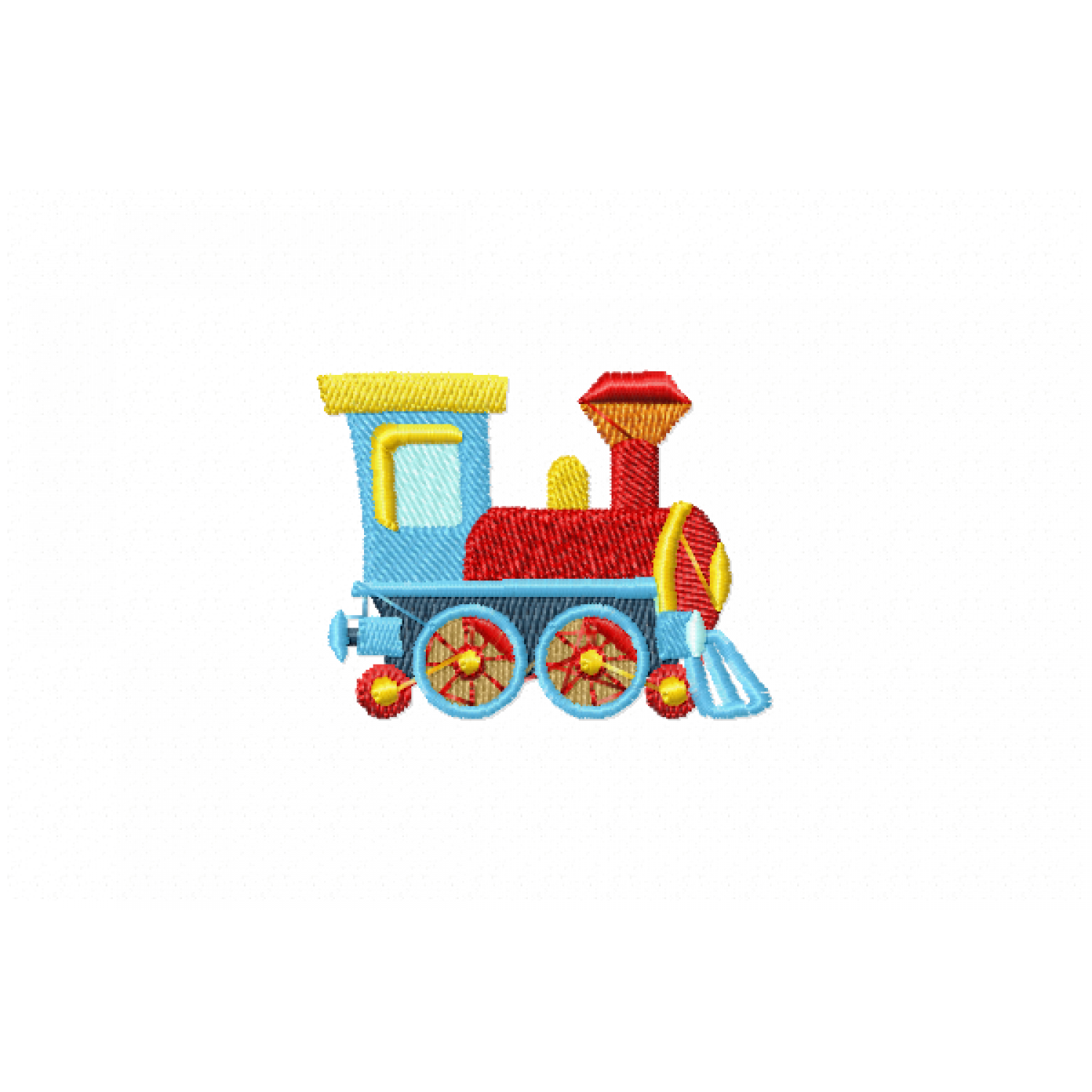 Mini train Embroidery Design