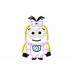 Cute Cartoon Girl Character Embroidery Design Cute Cartoon Girl Character Embroidery Design