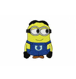 Funny Yellow Cartoon Character Embroidery Design