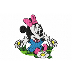 Baby Cartoon Mouse Embroidery Design Baby Cartoon Mouse Embroidery Design