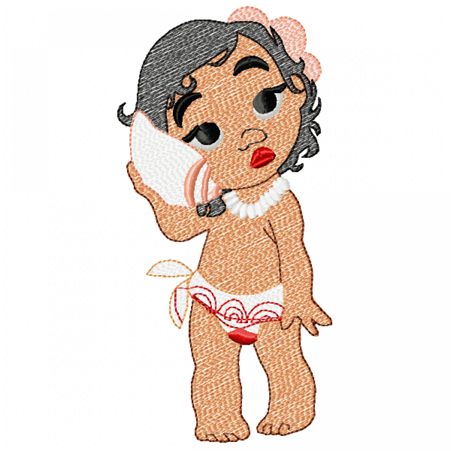 Moana baby Embroidery Design