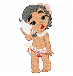 Moana baby Embroidery Design
