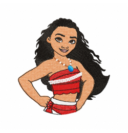 Moana Embroidery Design
