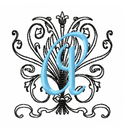 Monogram A Embroidery Design