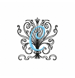 Monogram C Embroidery Design