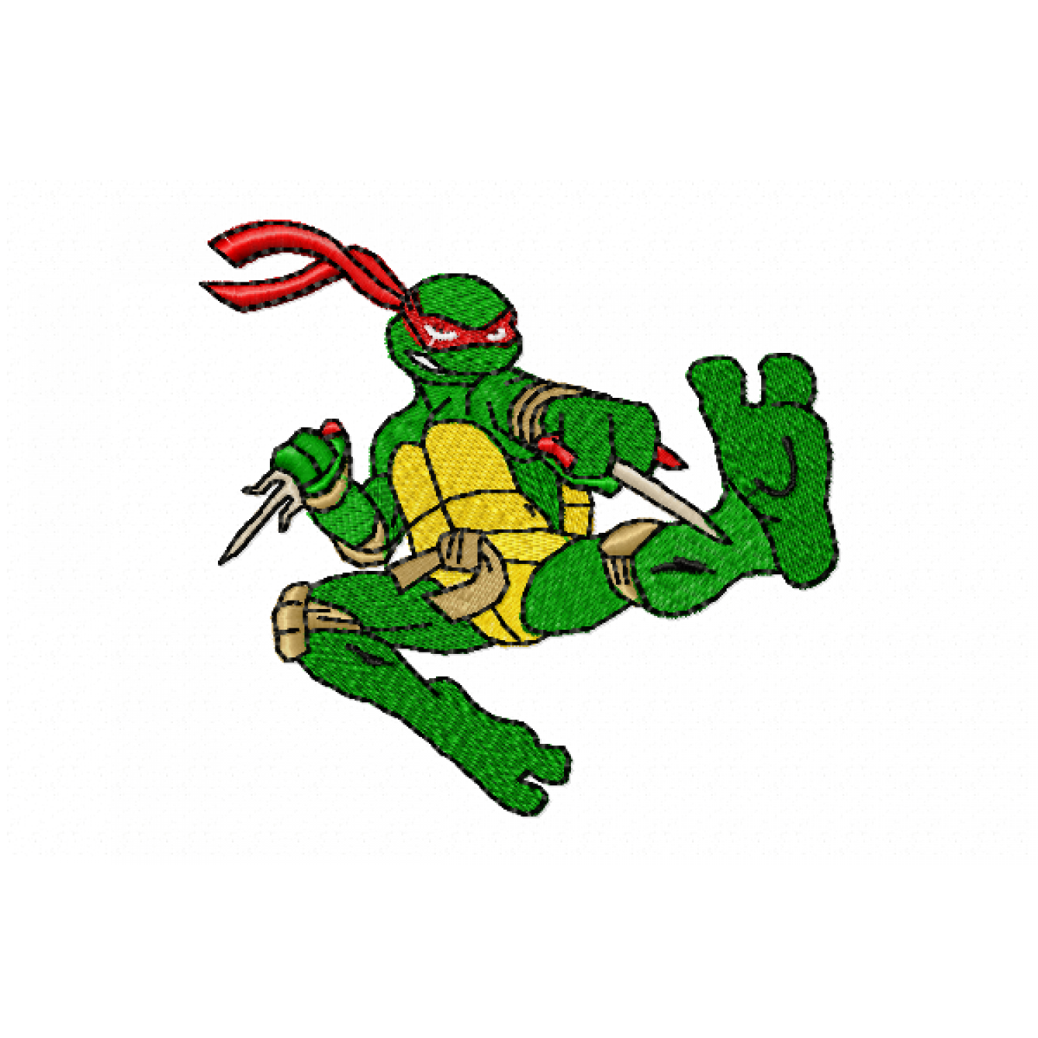 Ninja Embroidery Design