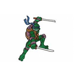 Ninja Embroidery Design