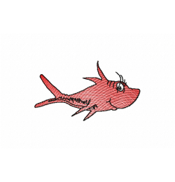 One fish free Embroidery Design One fish free Embroidery Design