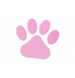 Paw cat Embroidery Design