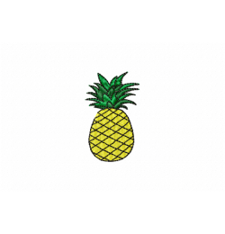 Pineapple Embroidery Design