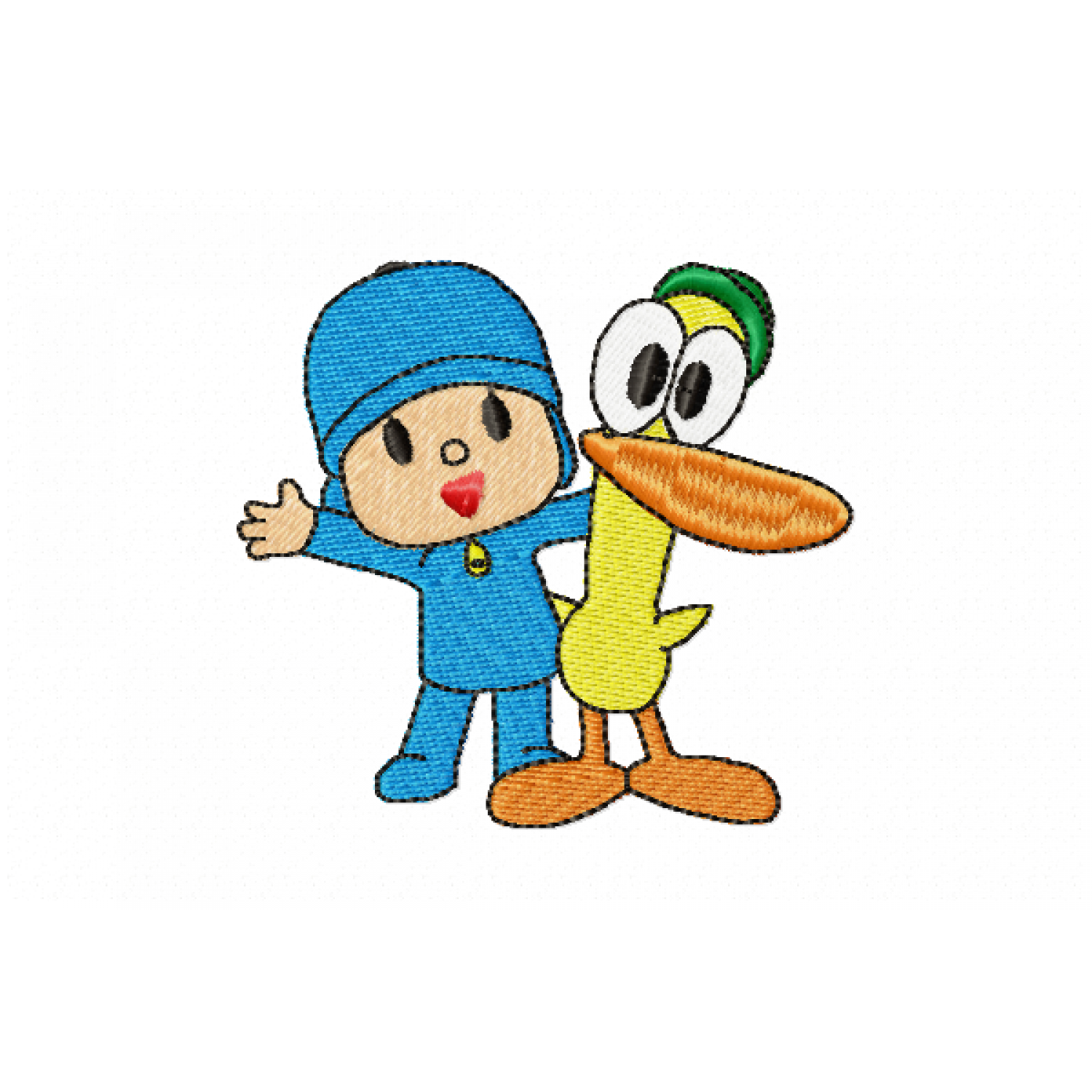 Pocoyo Embroidery Design