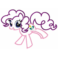 Pony Embroidery Design