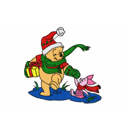 Cute Bear Christmas Embroidery Design Cute Bear Christmas Embroidery Design