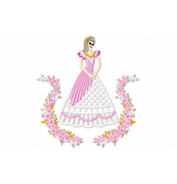 Princess Embroidery Design 4x4 Princess Embroidery Design 4x4