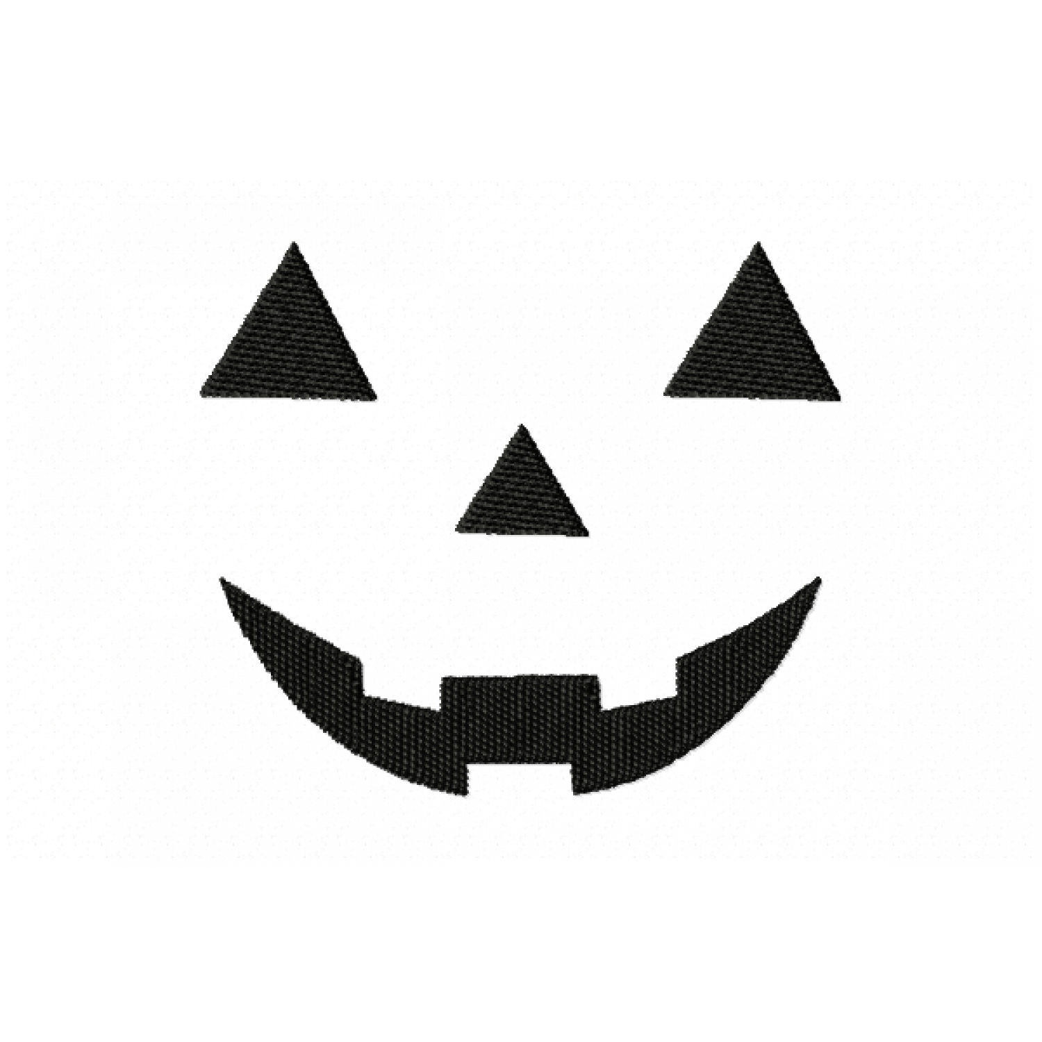 Pumpkin Face Free Embroidery Design 4x4