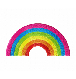 Rainbow Embroidery Design