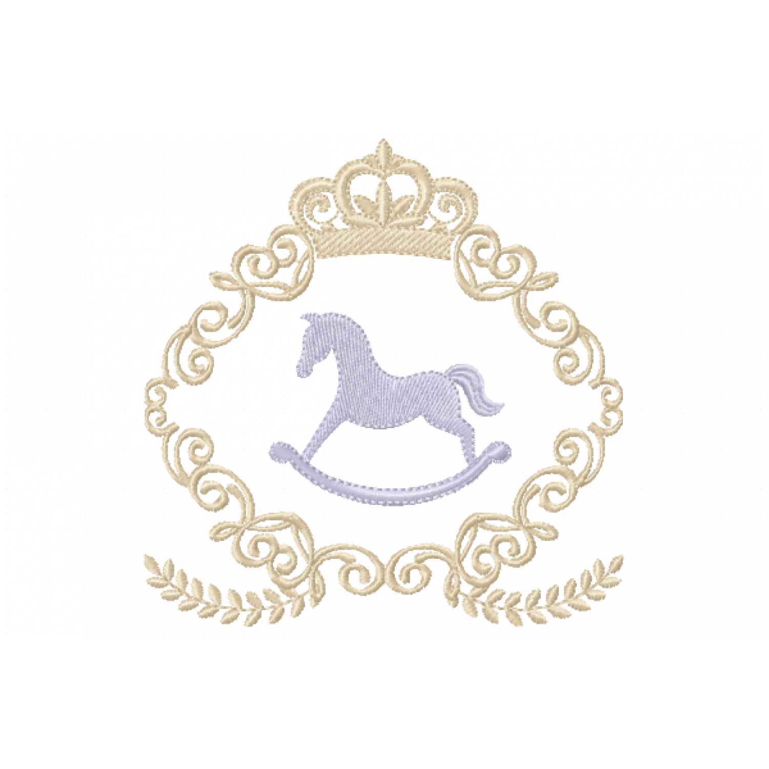Rocking horse Embroidery Design