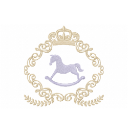 Rocking horse Embroidery Design