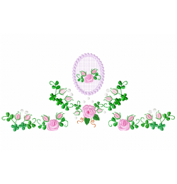 Rose Embroidery Design