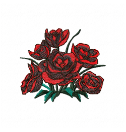 Rose Embroidery Design