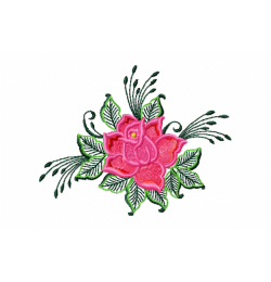 Rose Embroidery Design