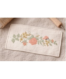 Rose Branch Embroidery Design Free 5x7 Rose Branch Embroidery Design Free 5x7