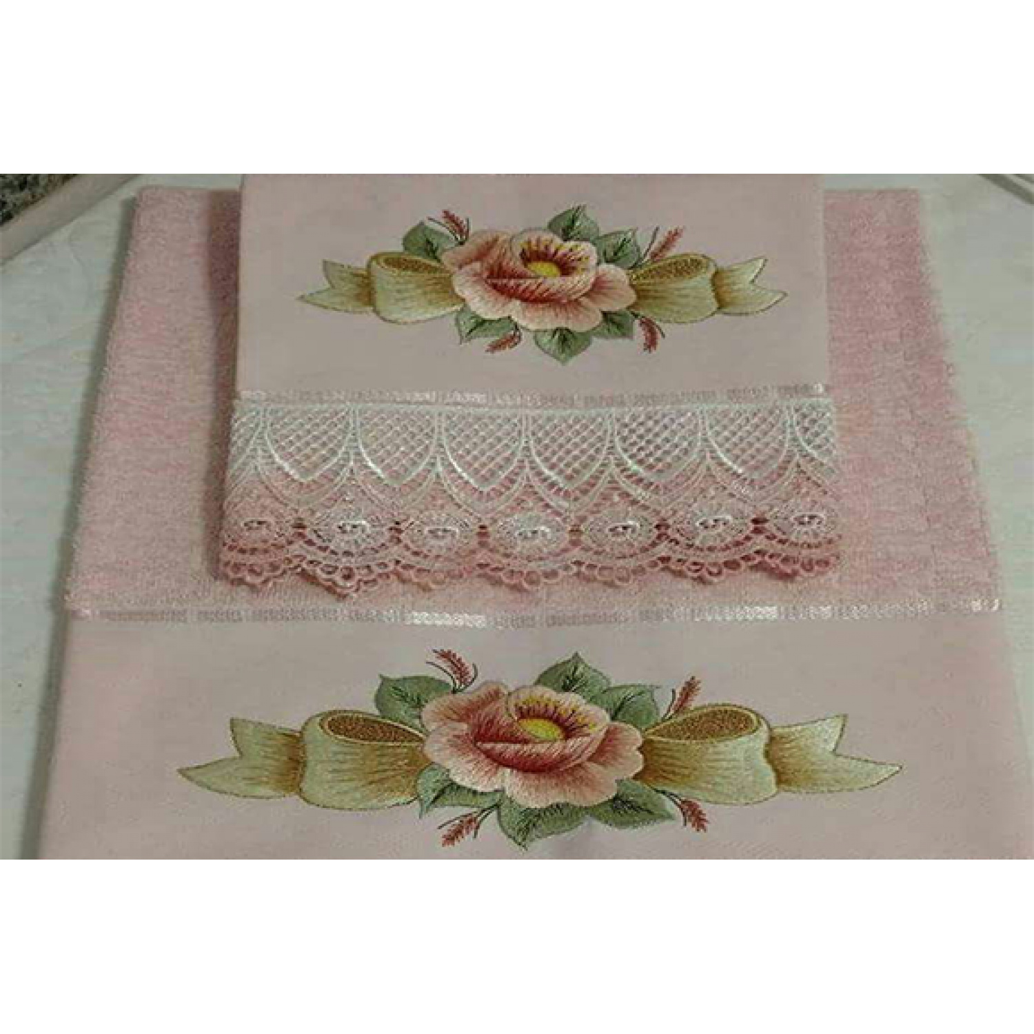 Rose Flower Embroidery Design