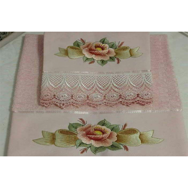 Rose Flower Embroidery Design