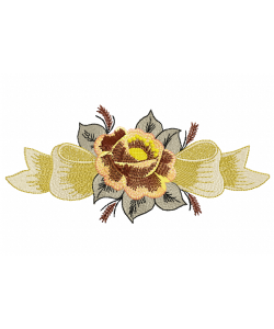 Rose Flower Embroidery Design