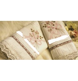 Rose Bow Embroidery Design 5x7 Multi-Format Machine Embroidery File