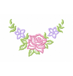 Free Roses Embroidery Design 5x7 PES, JEF
