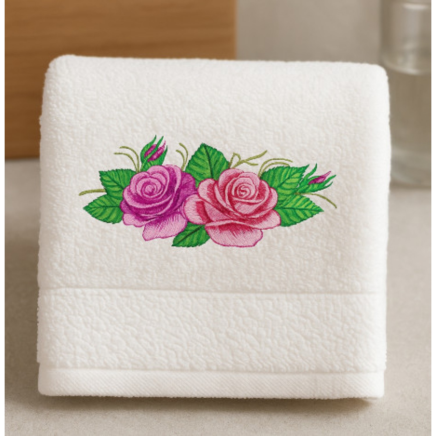 Cute Roses Embroidery Design 5x7 PES, JEF