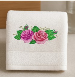 Cute Roses Embroidery Design 5x7 PES, JEF