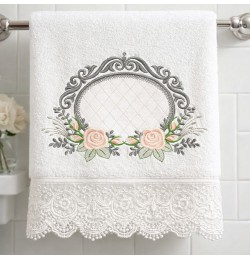 Roses Embroidery Design 5x7 High Quality