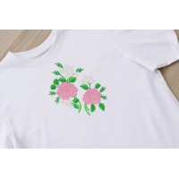 Roses embroidery design